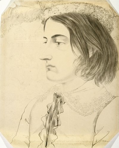 Ludwig Simon, Theologisch Student, 1816 door Carl Philipp Fohr