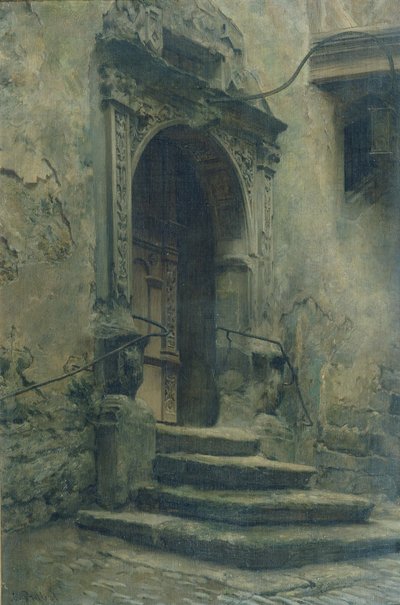 Stadhuis in Rothenburg door Carl Probst