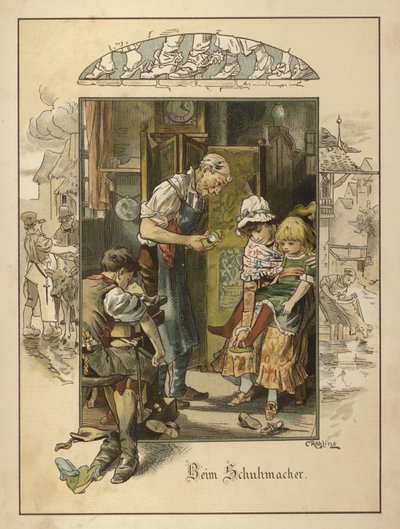 Bij de schoenmaker door Carl Rohling