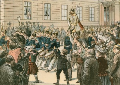Wilhelm I, koning van Pruisen en eerste Duitse keizer (1797-1888) bij het 
