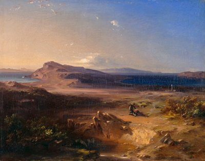 Delos door Carl Rottmann