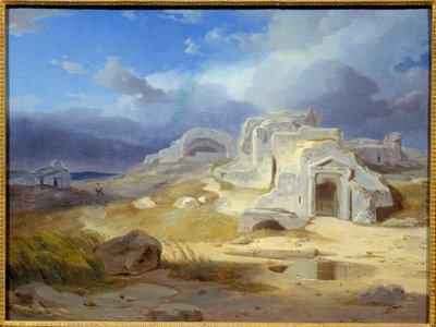 Het graf van Archimedes in Syracuse door Carl Rottmann