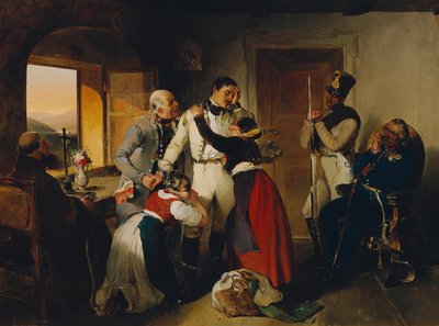 De laatste avond van een ter dood veroordeelde soldaat door Carl Schindler