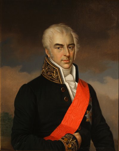 Portret van Graaf Alexei Kirillovich Razumovsky 1748-1822, 1849 door Carl Schulz