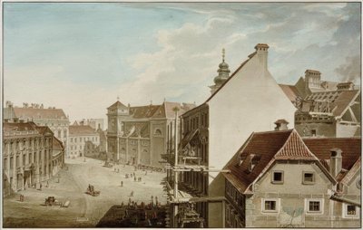 De Freyung in Wenen door Carl Schütz