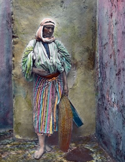 Marokko, Marokkaanse vrouw, beelddatum: circa 1910. Carl Simon Archief door Carl Simon