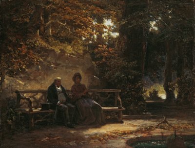 Rustende wandelaars door Carl Spitzweg
