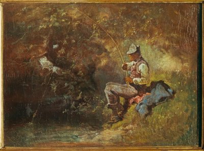 De visser door Carl Spitzweg