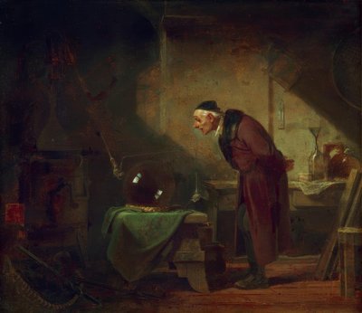 De chemicus door Carl Spitzweg
