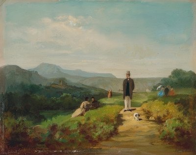De landheer (De Hagestolz) door Carl Spitzweg
