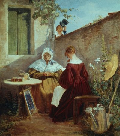 De liefdesbrief door Carl Spitzweg