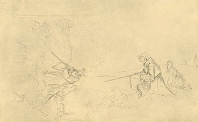 Der Sonntagsjäger, midden-late 19e eeuw, c1924 door Carl Spitzweg