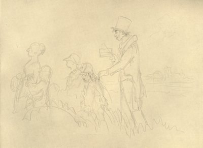 Der jüdische Magister, midden-late 19e eeuw, c1924 door Carl Spitzweg