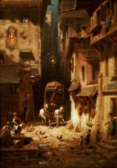 De post door Carl Spitzweg