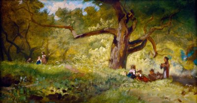 In het bos door Carl Spitzweg