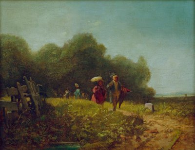 Zondagse wandeling door Carl Spitzweg