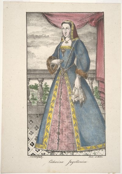Catherine Jagellon door Carl Theodor Löwstädt