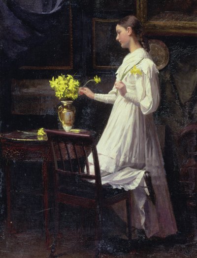 Schikken van Narcissen door Carl Thomsen