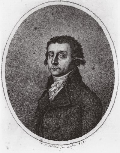 Antonio Salieri 1750-1825 door Carl Traugott Riedel