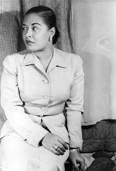 Billie Holiday (1915-1959) Amerikaanse jazz-zangeres 23 maart door Carl Van Vechten