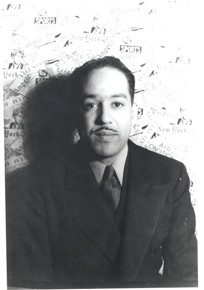 Langston Hughes (1902-67) 29 februari 1936 (gelatinezilverdruk) door Carl Van Vechten
