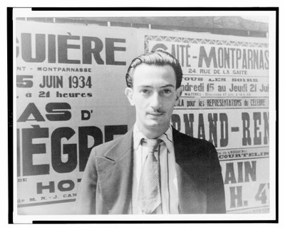 Portret van Salvador Dali, Parijs door Carl Van Vechten