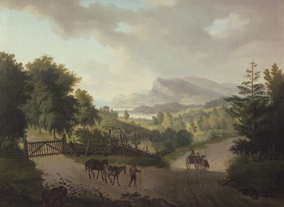 Christiania Fjord vanaf Høvig door Carl Vogt