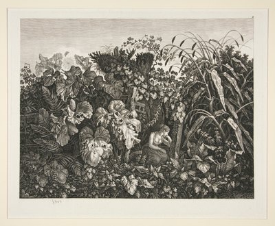 Landschap door Carl Wilhelm Kolbe the elder
