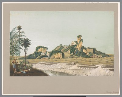 Gunung Gamping op Java door Carl Wilhelm Mieling (possibly)