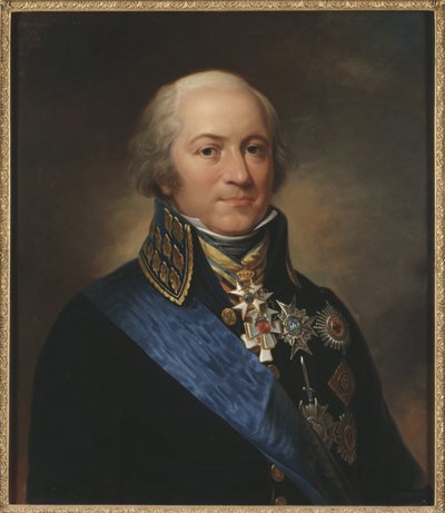 Portret van Graaf Carl Johan Adlercreutz (1757-1815) door Carl Wilhelm Nordgren