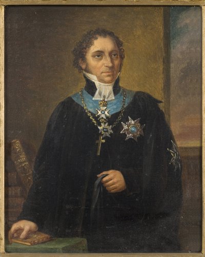 Portret van Johan Olof Wallin (1779-1839) door Carl Wilhelm Nordgren