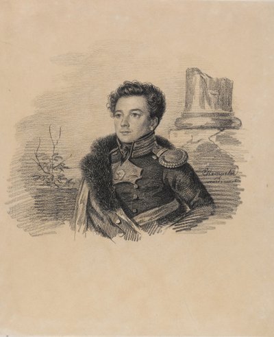Portret van A.P. Butovsky door Carl von Hampeln