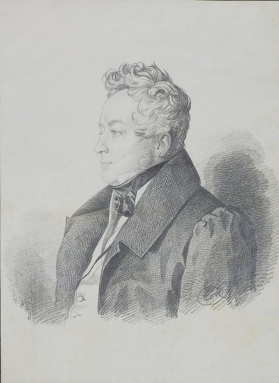 Portret van graaf Alexander Dmitrievich Olsufyev 1790-1853, na 1832 door Carl von Hampeln