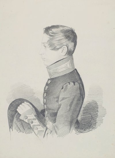Portret van graaf N.M. Golitsyn, 1830s door Carl von Hampeln