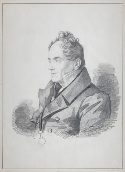 Portret van Graaf Viktor Pavlovich Kochubey, Keizerlijk Kanselier van Rusland, ca. 1832 door Carl von Hampeln