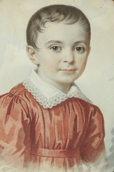 Portret van Eugenia Kochubey als kind, 1849 door Carl von Hampeln