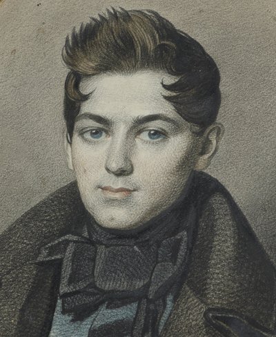 Portret van Ivan Petrovich Postnikov, 1834 door Carl von Hampeln