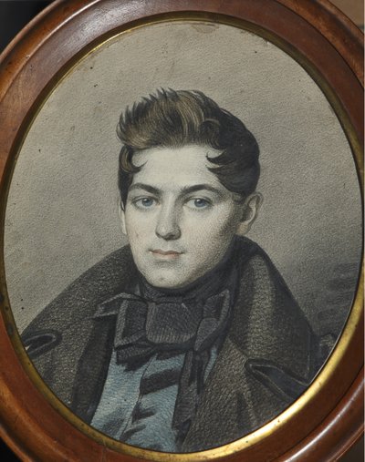 Portret van Ivan Petrovich Postnikov, 1834 door Carl von Hampeln