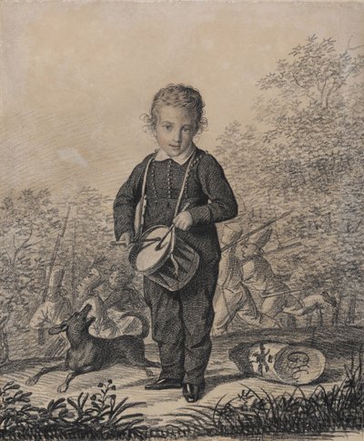 Portret van Timofey Korsakov, vroege jaren 1820 door Carl von Hampeln