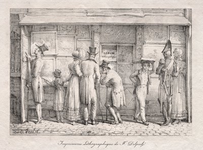 Delpech Lithografische Drukkerij door Carle Vernet