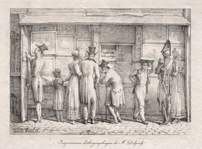 Delpech Lithografische Drukkerij door Carle Vernet
