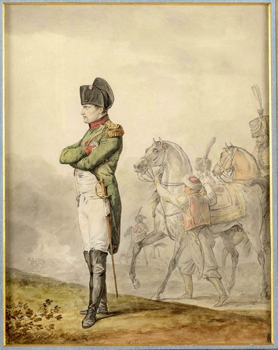 Napoleon bij Austerlitz (1805) - Napoleon bij Austerlitz, door Vernet, Carle (1758-1836) door Carle Vernet