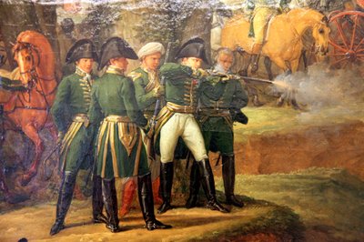 Napoleon op een jacht in het Compiegne Bos, 1811 door Carle Vernet