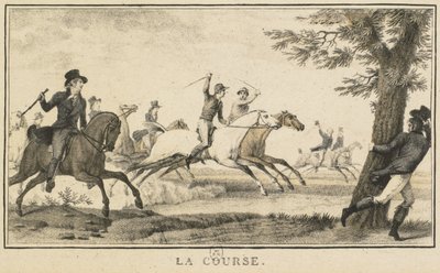 Racescènes: De Race door Carle Vernet