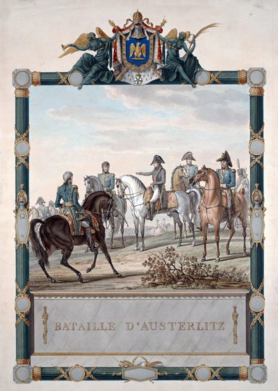 De Slag bij Austerlitz op 2 december door Carle Vernet