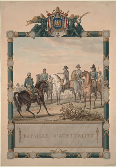 De Slag bij Austerlitz op 2 december 1805, 1805 door Carle Vernet