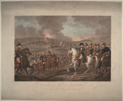 De Slag bij Borodino op 26 augustus 1812, 1825 door Carle Vernet