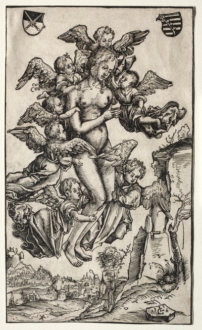 De Extase van St. Maria Magdalena door Carle Vernet