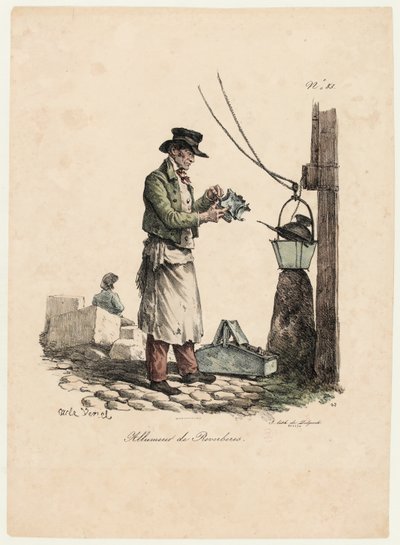 De lantaarnopsteker uit 