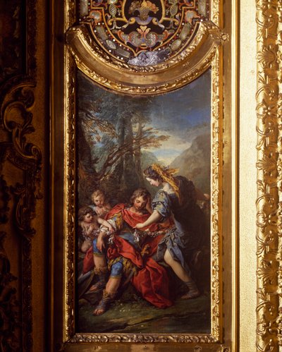 Armida ketent Rinaldo, door Carle Van Loo, Koninklijk Paleis, Turijn, Italië door Carle van Loo